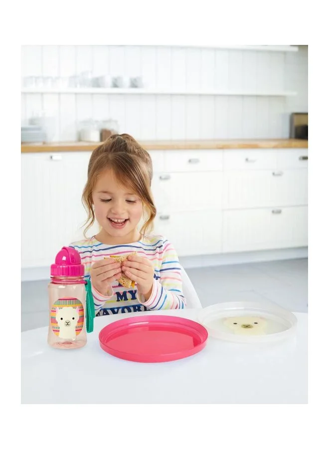 Skip Hop Zoo Smart Llama Serve Non-Slip Plate