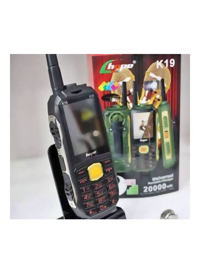 هوب - هاتف K19 بأربع شرائح وذاكرة داخلية سعة 32 ميجابايت وبلون أسود - Image 1