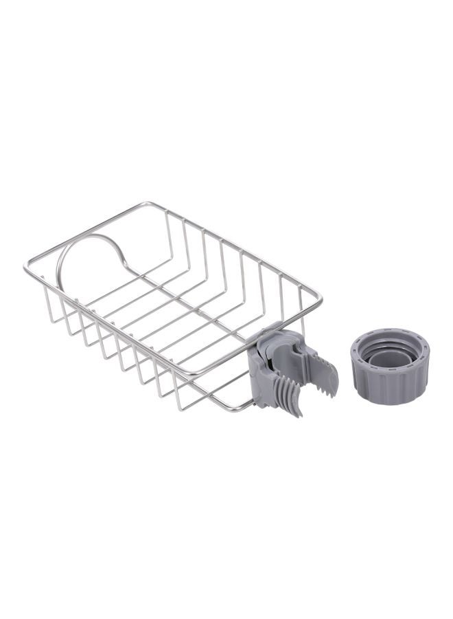 Stainless Steel Faucet Sponge Holder Silver/Grey 190x110x40mm  - Image 3
