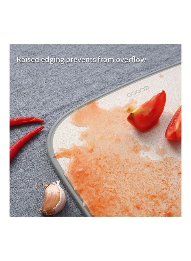 ecoco Plastic Cutting Board Beige/Grey 14.56x10.03x0.35centimeter  - Image 3