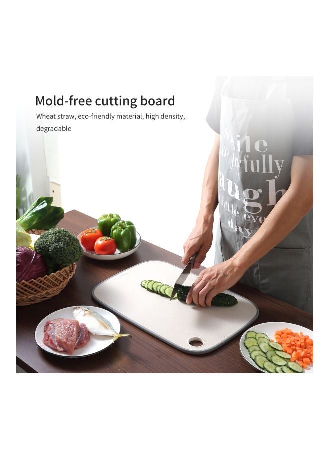 ecoco Plastic Cutting Board Beige/Grey 14.56x10.03x0.35centimeter  - Image 4