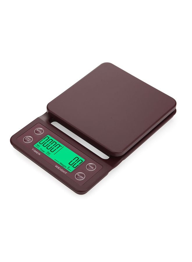 Digital Kitchen Scale Brown 19.5x13x2.8cm  - Image 2