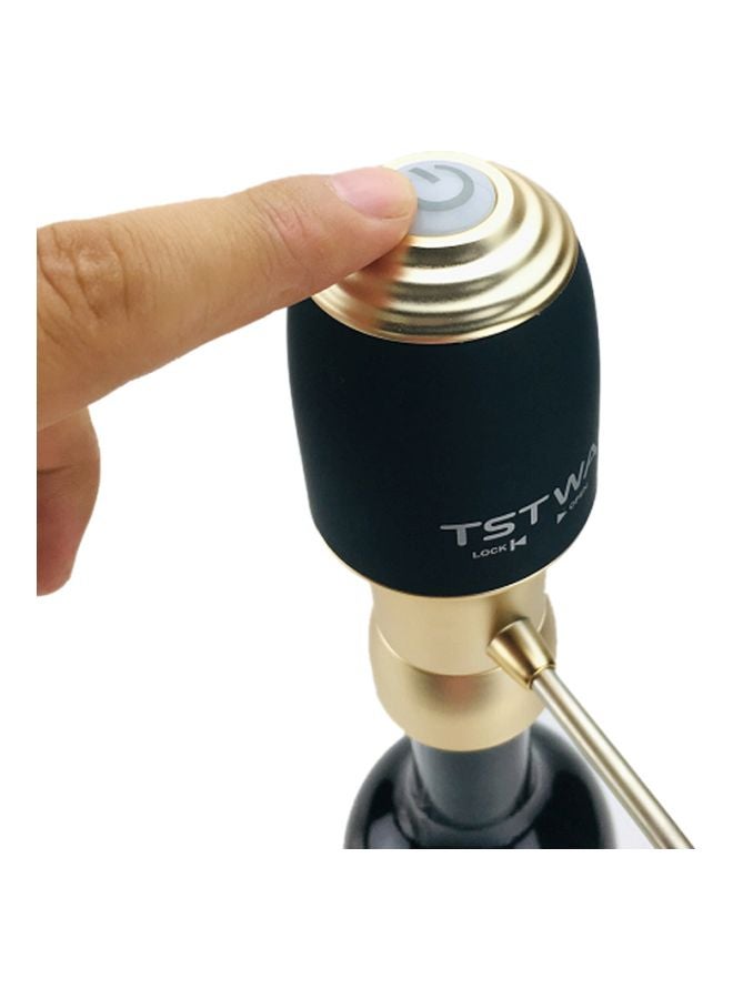 Generic Portable Wine Aerator Gold/Black  - Image 2