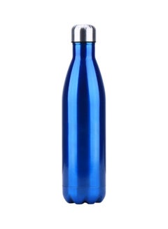 Stainless Steel Vacuum Insulated Water Bottle Blue/Silver 265x70mm