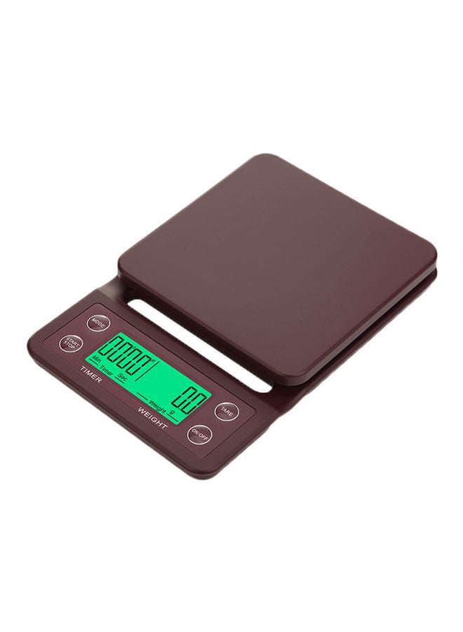 Digital Kitchen Scale Brown 23.0x15.2x5.2cm 
