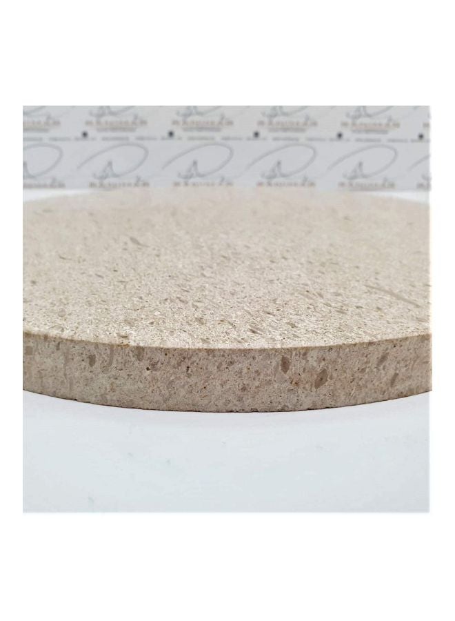 Pizza Natural Stone beige 33 cm diameter, 2 cm thickcm