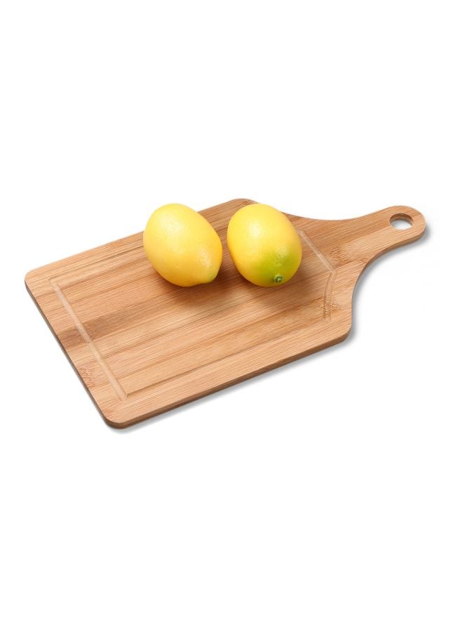 Bamboo Pizza Cutting Board Beige 33x18cm  - Image 2