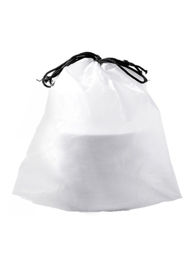 Cotton Towel With Storage Bag White 13x13x9.5cm  - Image 1
