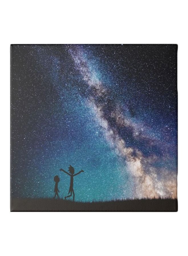 Rick And Morty Wall Canvas Painting Multicolour 30x30cm - Image 1