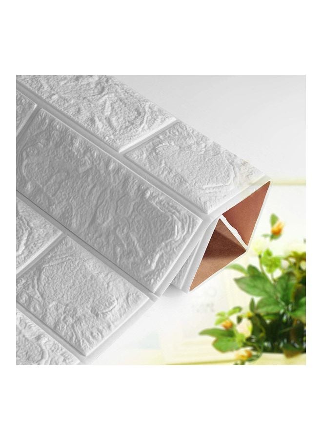 XIANGYU Decorative 3D Foam Wallpaper White 70x77x0.5cm  - Image 3