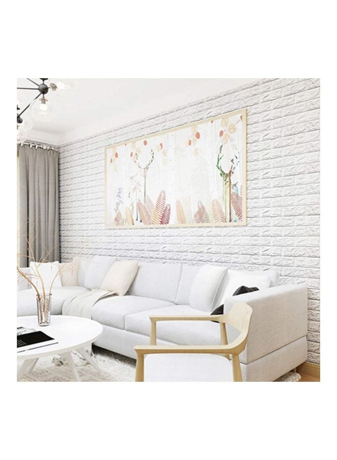XIANGYU Decorative 3D Foam Wallpaper White 70x77x0.5cm  - Image 5