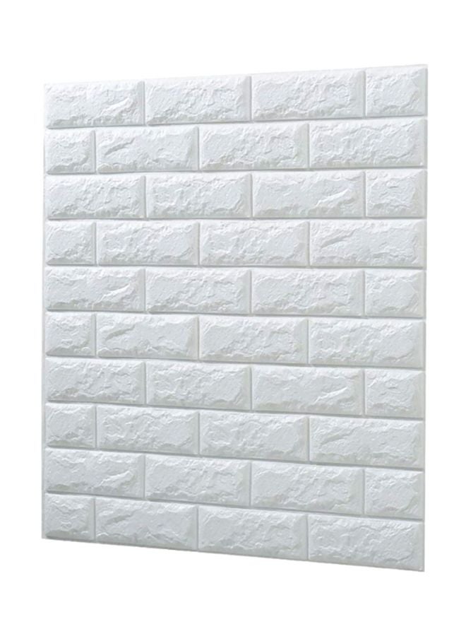 XIANGYU Decorative 3D Foam Wallpaper White 70x77x0.5cm  - Image 2