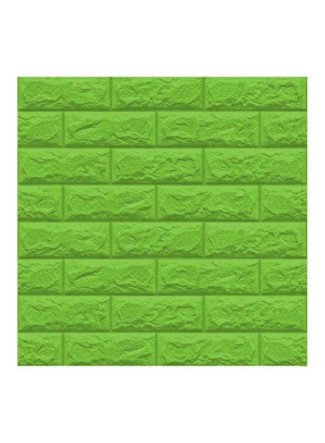 شيانغ يو ورق حائط مزخرف ثلاثي الأبعاد من مادة إسفنجية أخضر 70x77x0.5سم  - Image 1