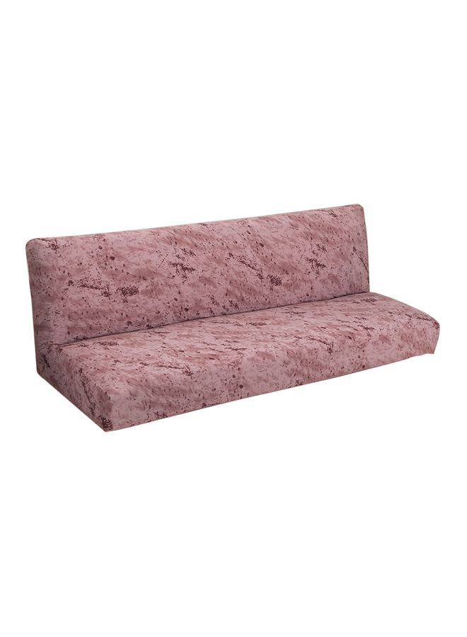 Polyester Armless Sofa Slipcover Brick Red 190cm - Image 1