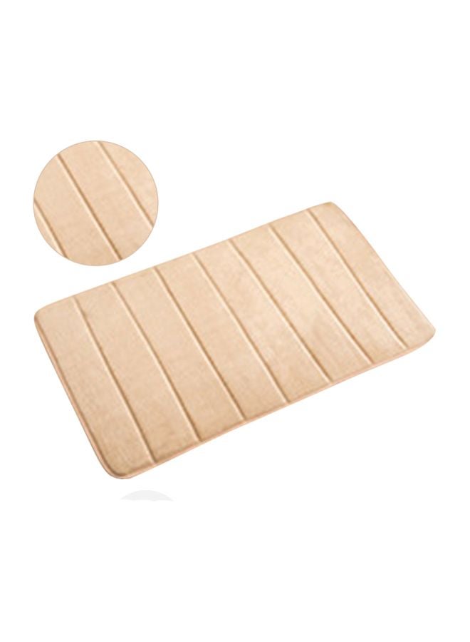 Polyester Door Mat Light Khaki 40x30x5cm  - Image 2