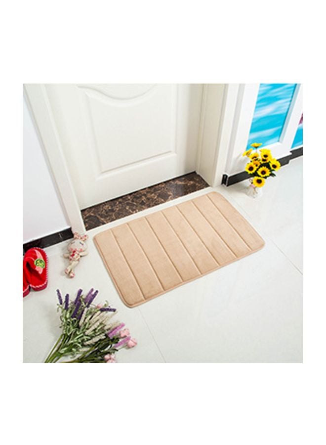 Polyester Door Mat Light Khaki 40x30x5cm  - Image 3