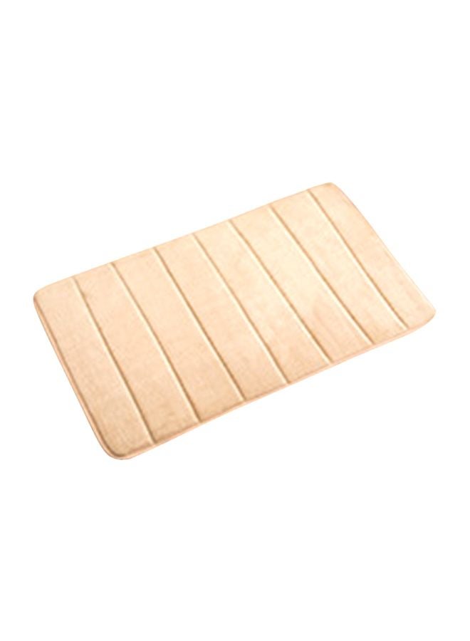 Polyester Door Mat Light Khaki 40x30x5cm  - Image 1