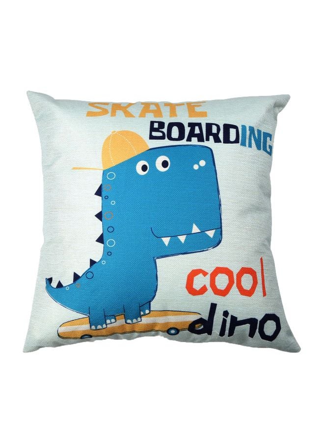 Decorative Cushion Cover Blue/Yellow/Orange 18x18inch - Image 1