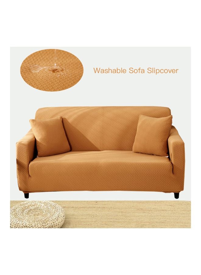 2-Seater Washable Sofa Protector Camel 1.85meter - Image 5