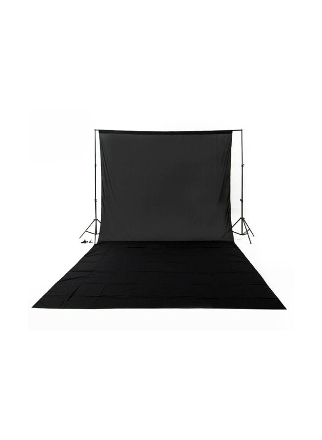 Generic - Photography Background Cloth 2x3meter Black - Image 1