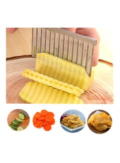 Generic Potato Ripple Knife Silver 22x2x6centimeter  - Image 3