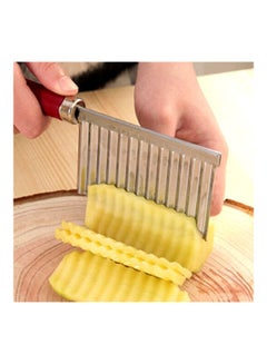 Generic Potato Ripple Knife Silver 22x2x6centimeter  - Image 5
