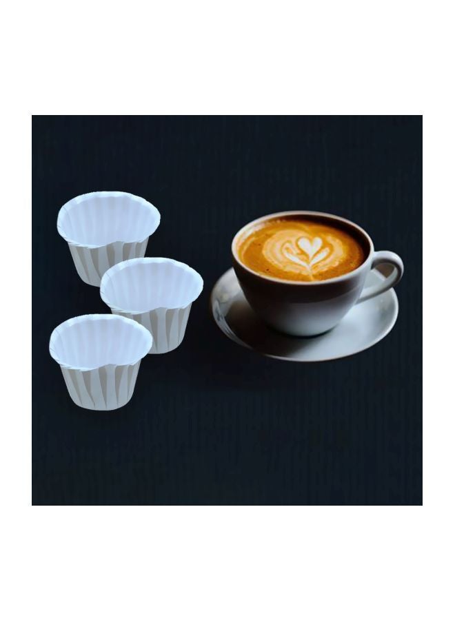 100-Piece Disposable Paper Filter Cup White 34x31.8mm - Image 5