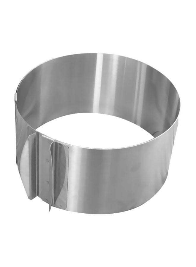 Retractable Stainless Steel Cake Ring Silver 17x9x16.50cm - Image 3