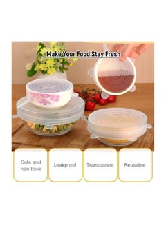 6-Piece Silicone Stretch Lid Set Clear - v1592059596/N38570978A_6