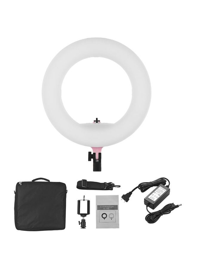 طقم مصباح حلقي LED للمكياج أبيض - Image 1