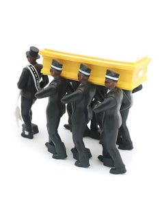 Black People Carrying Coffin Dance Standing Posture Model Statue 12x18x9.8cm - v1592062612/N38576165A_2