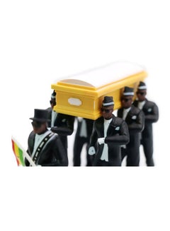 Black People Carrying Coffin Dance Standing Posture Model Statue 12x18x9.8cm - v1592062613/N38576165A_5