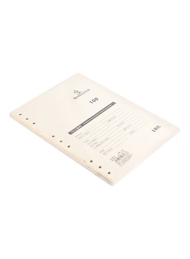 Generic - 100-Sheet Refill Binder Paper Set - Image 1