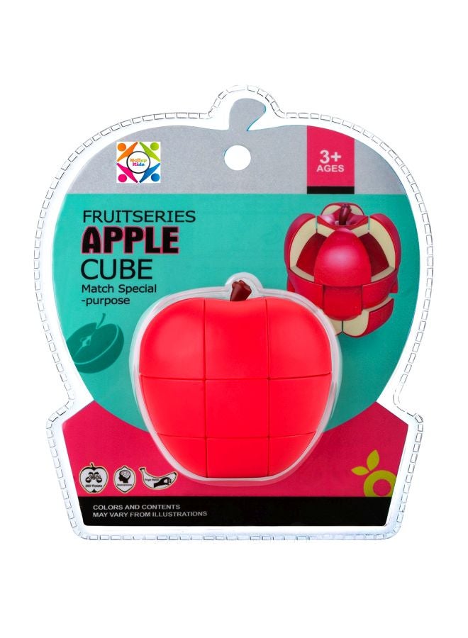مكعب اللعب على شكل تفاحة من سلسلة الفواكة - Image 2