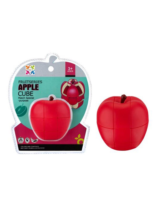 مكعب اللعب على شكل تفاحة من سلسلة الفواكة - Image 1