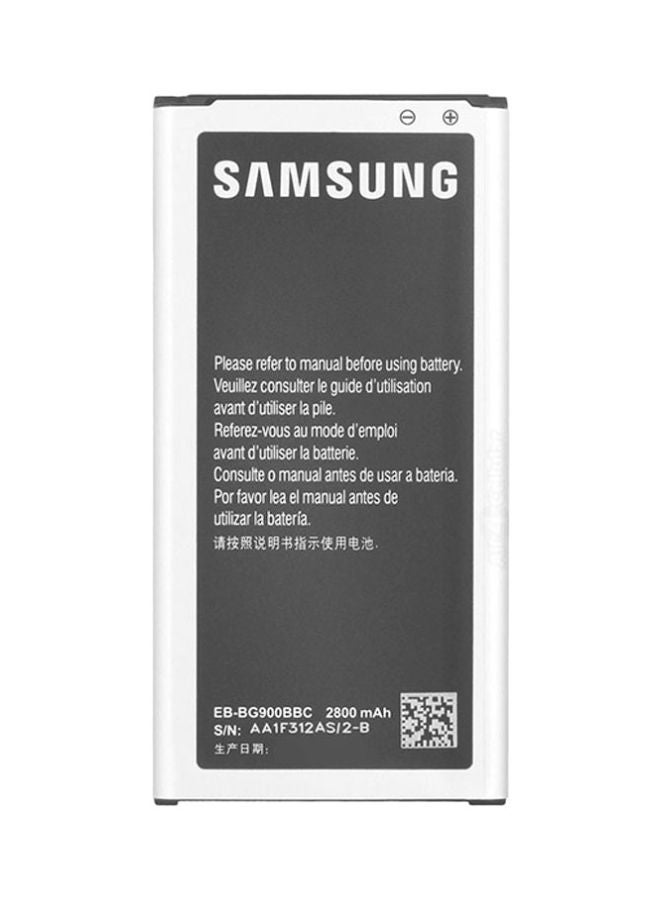 Samsung 2800.0 mAh Lithium-ion Battery For Samsung Galaxy S5 Black  - Image 1