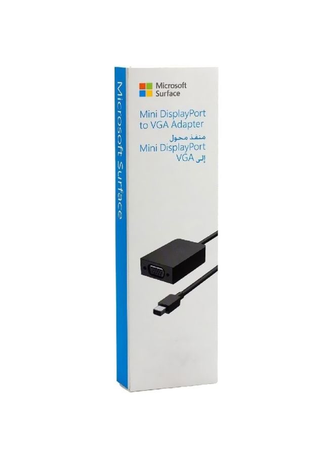 Microsoft - Surface Mini Display Port To VGA Adapter Black - Image 1