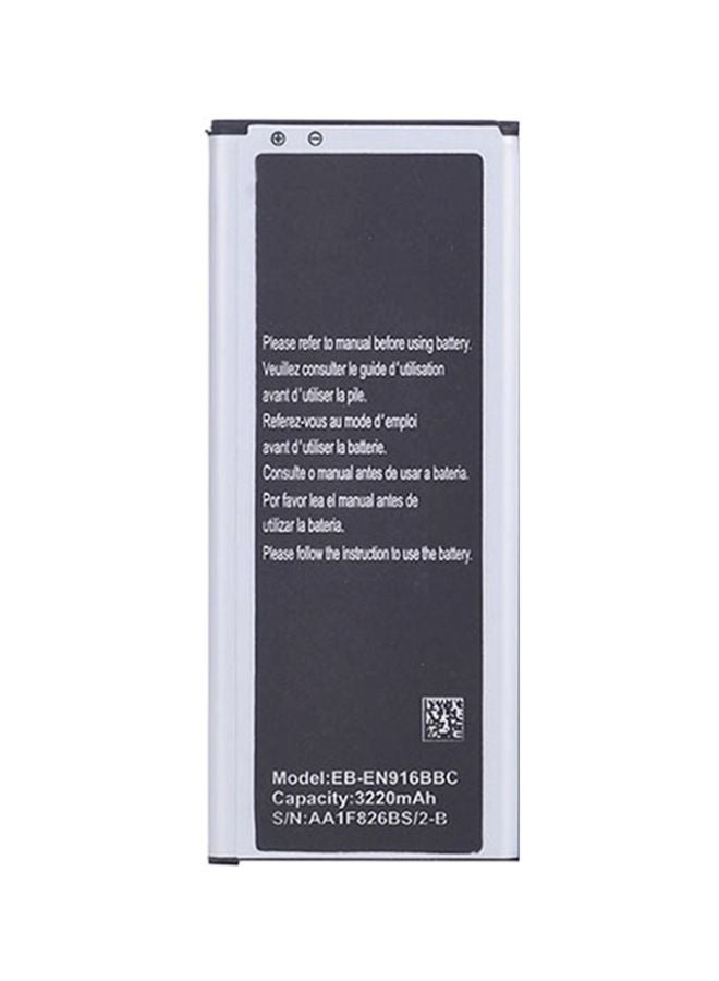 Samsung 3220.0 mAh Replacement Battery For Samsung Galaxy Note4 Black/Silver  - Image 1