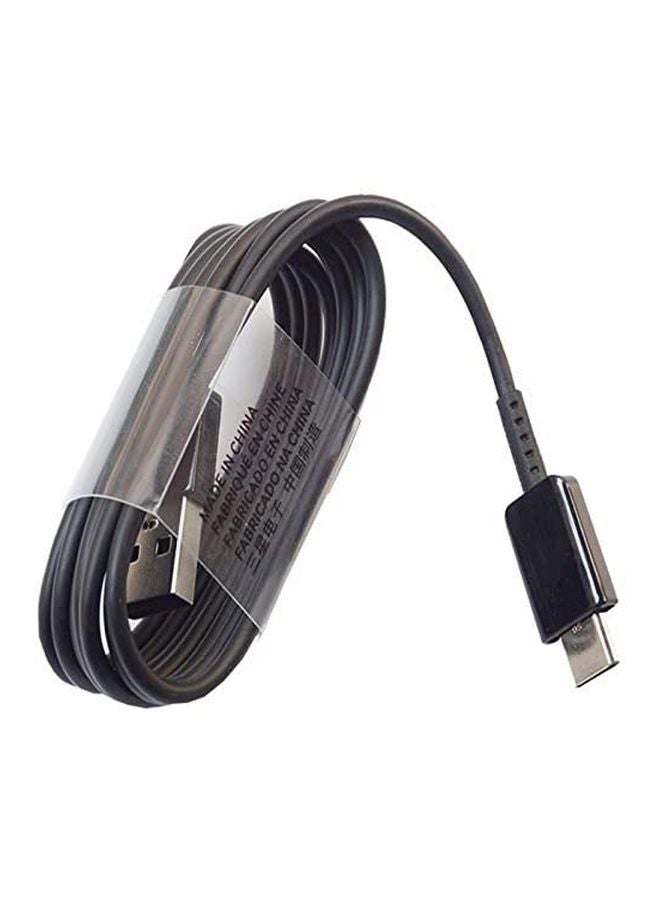 Samsung - USB Type-C Data Sync Charging Cable 1.2 meter Black - Image 1
