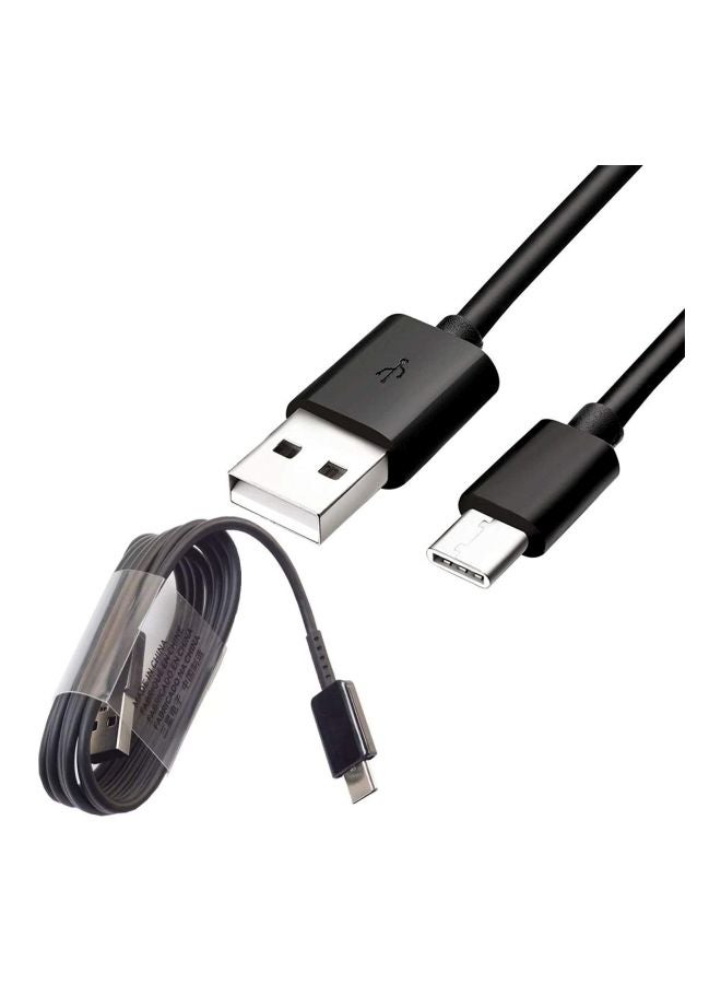 Samsung - USB Type-C Data Sync Charging Cable 1.2 meter Black - Image 1