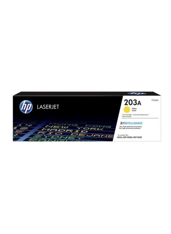 HP 203A Original LaserJet Toner Cartridge Yellow - Image 2