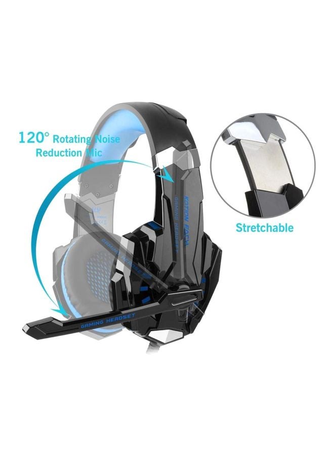 KOTION EACH G9000 LED Over-Ear Gaming Wired Headphones With Mic For PS4/PS5/XOne/XSeries/NSwitch/PC  - Image 4