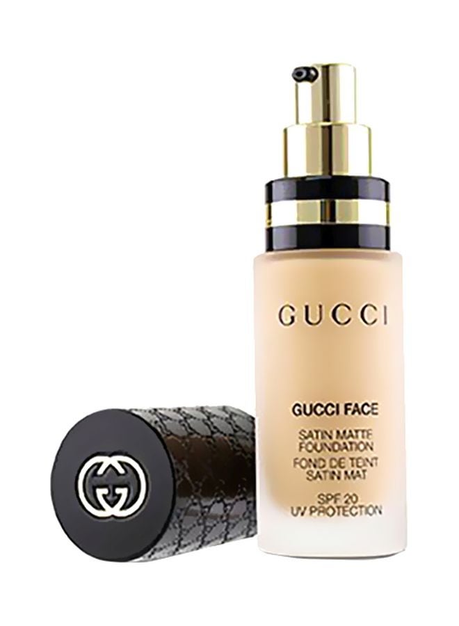 GUCCI Face Satin Matte Foundation SPF 20 - # 100 30ml/1oz 100 Beige - Image 2