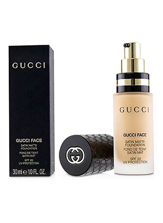 GUCCI Face Satin Matte Foundation SPF 20 - # 100 30ml/1oz 100 Beige - Image 1