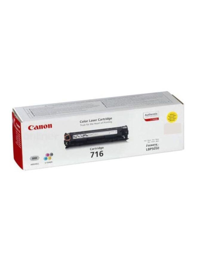 Canon 716 Laser Toner Printer Cartridge Yellow - Image 2