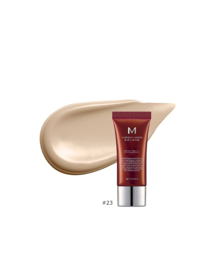 Missha M Perfect Cover BB Cream SPF 42 23 Natural Beige  - Image 2