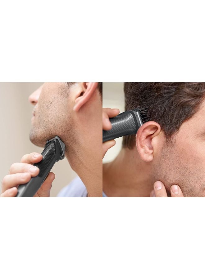 Philips 10-Piece Series 3000 Multi Grooming Hair Trimmer Kit Black/Grey/Silver - Image 4
