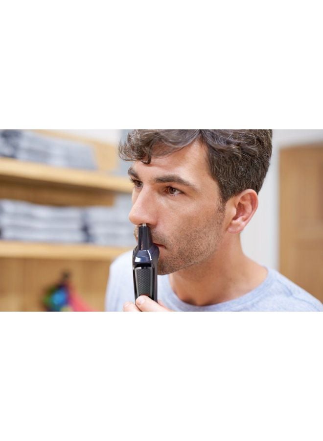 Philips 10-Piece Series 3000 Multi Grooming Hair Trimmer Kit Black/Grey/Silver - Image 5