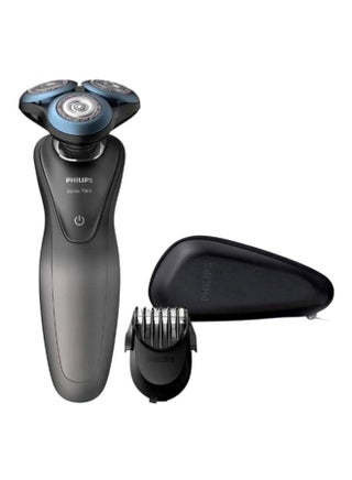 3-Piece Series 7000 S7960/17 Wet And Dry Electric Shaver Kit Black/Blue - v1592069309/N32563116A_1