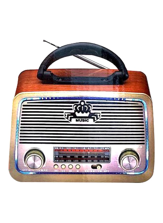 DLC Bluetooth Radio Speaker Brown/Black/Silver  - Image 1